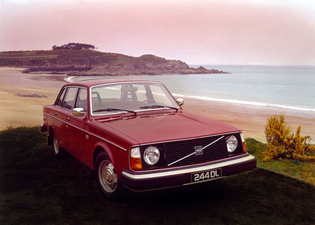 Mid 1970's Volvo 244 DL Sedan Secondly this blocky Swede has had quite a